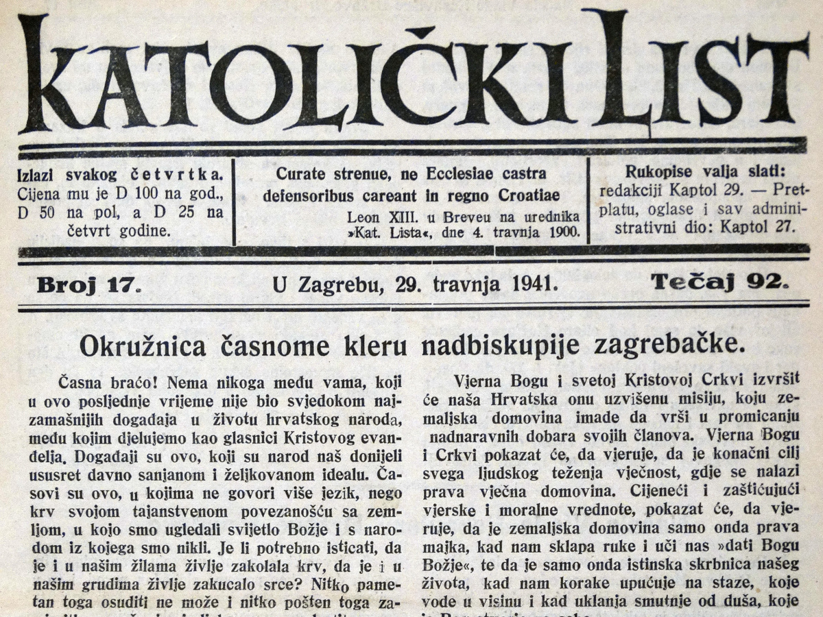 Katolička inteligencija u prvoj polovici 20. stoljeća