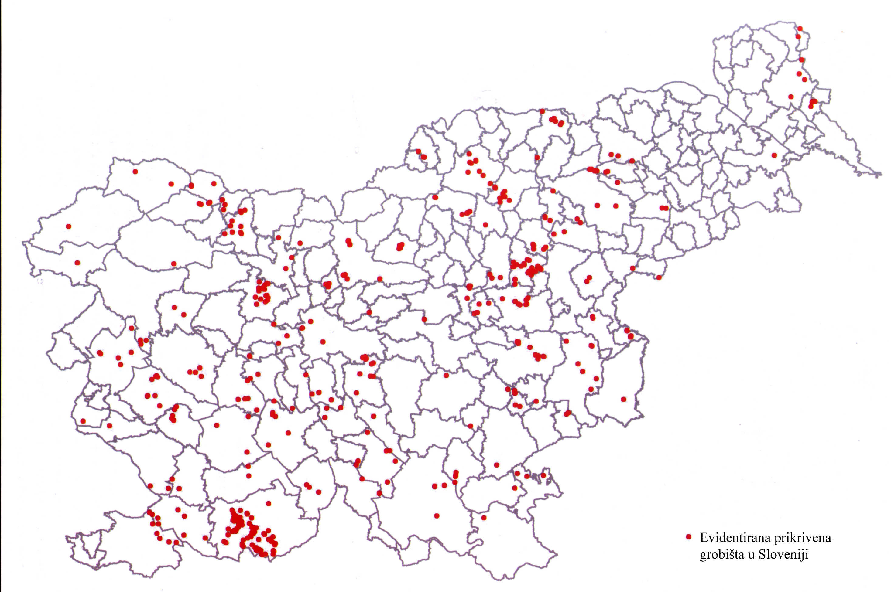 Izvor: Mitja Ferenc, Želimir Kužatko, Prikrivena grobišta Hrvata u Republici Sloveniji / Prikrita grobišča Hrvatov v Republiki Sloveniji / Hidden Croatian Mass Graves in the Republic of Slovenia, Zagreb 2007.